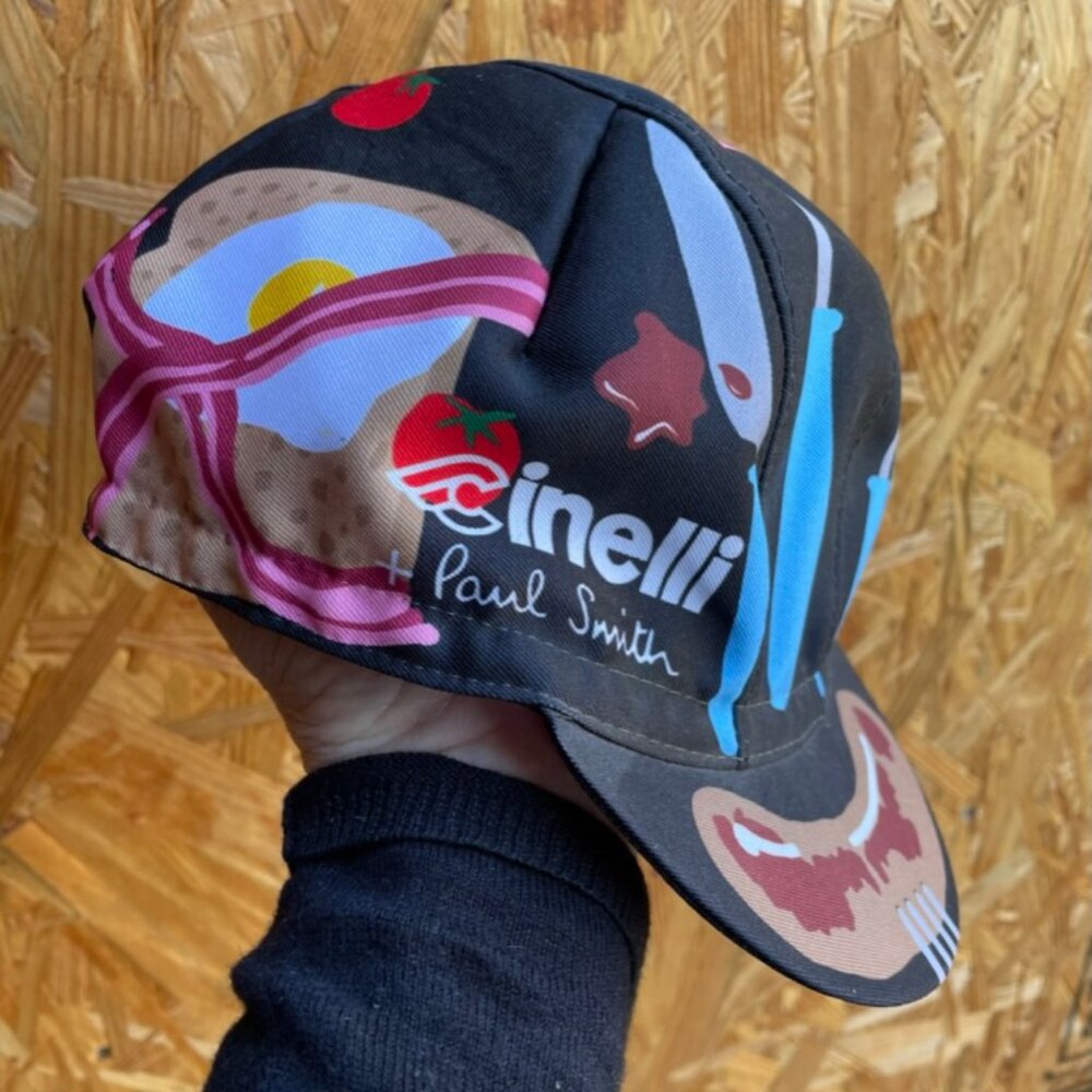 Cinelli + Paul Smith Breakfast Biker's Cap NWT